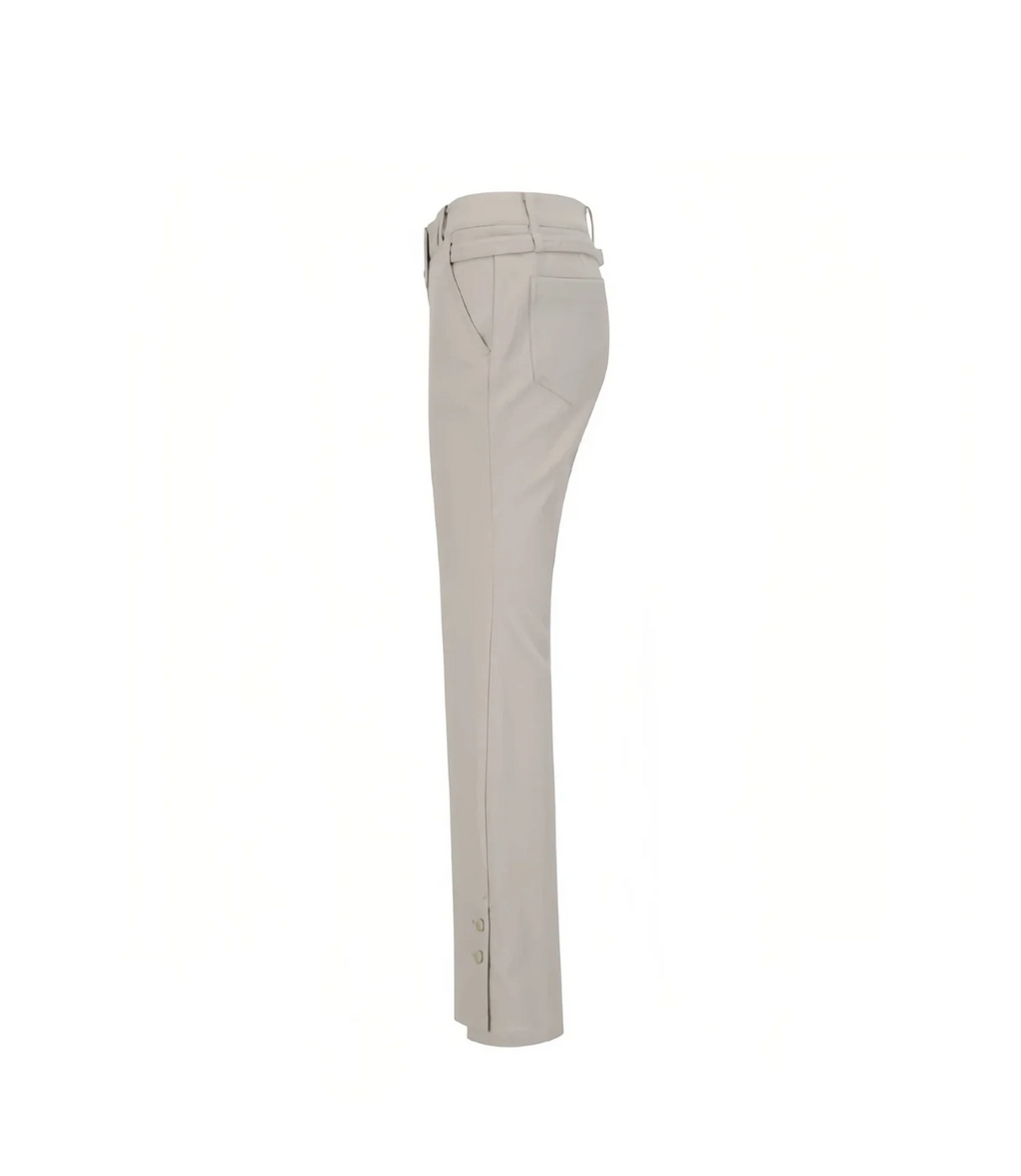 St Andrews women's slim-fit flare golf pants in Khaki - image 5