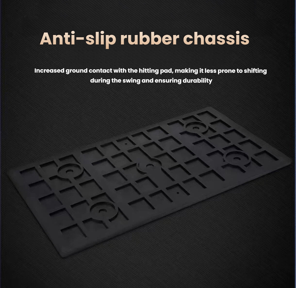 PGM DJD025 Golf Trajectory Hitting Mat DIY Turf