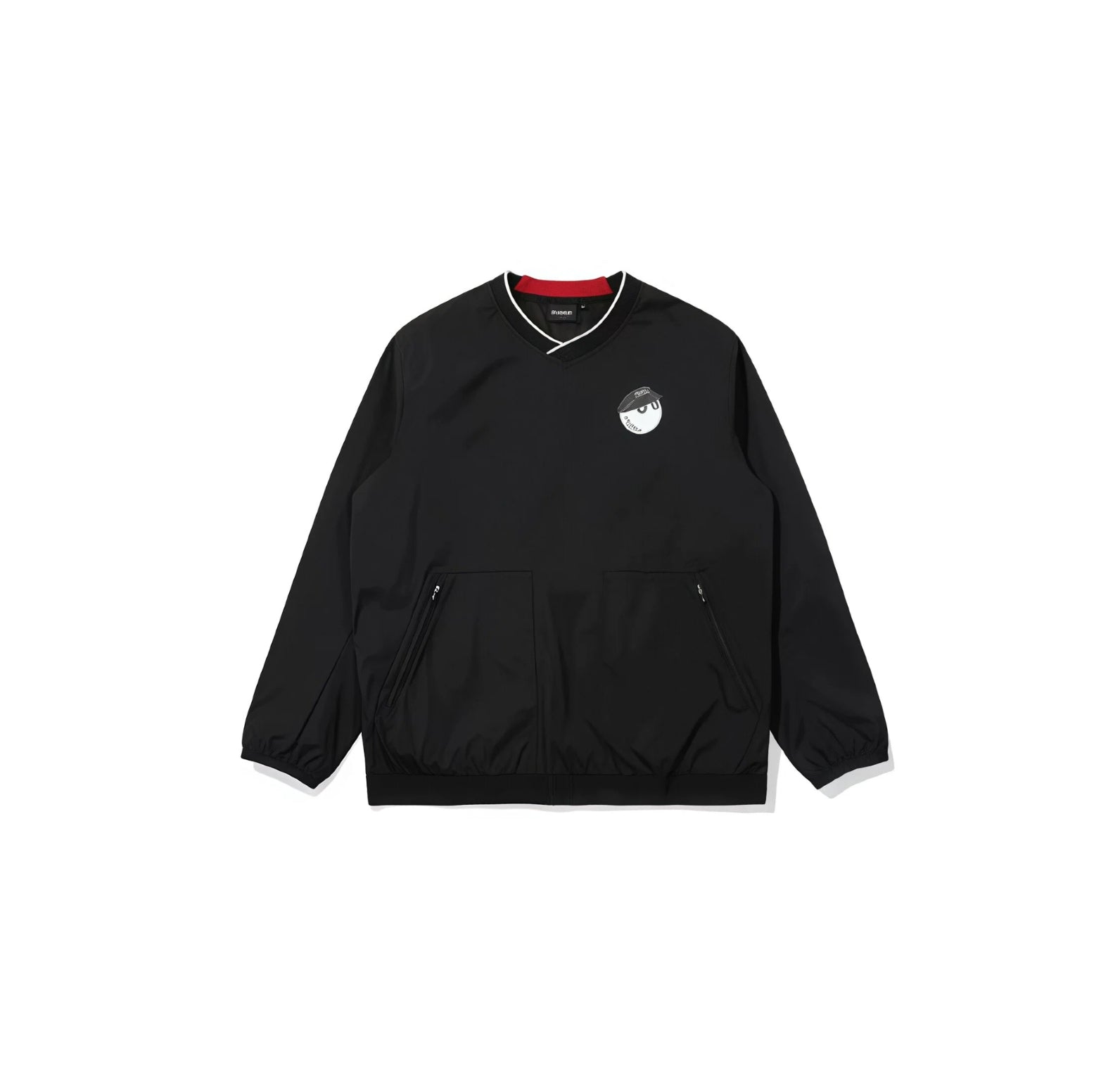 Malbon men's long-sleeve V-neck golf pullover product shot #3
