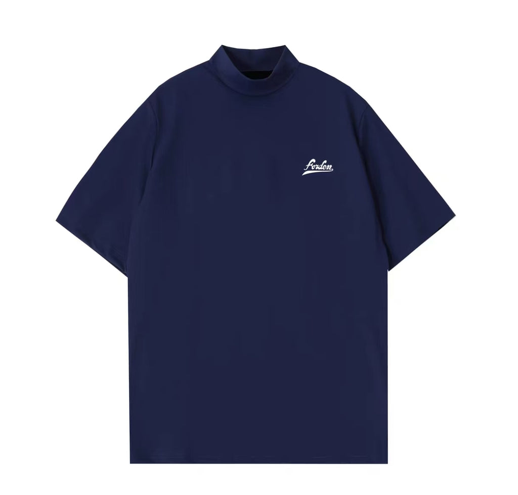 Forden Golf Men’s Cooling Quick-Dry Graphic Mock Neck T-Shirt