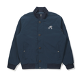 Malbon women Navy Blue women’s windproof golf jacket front view