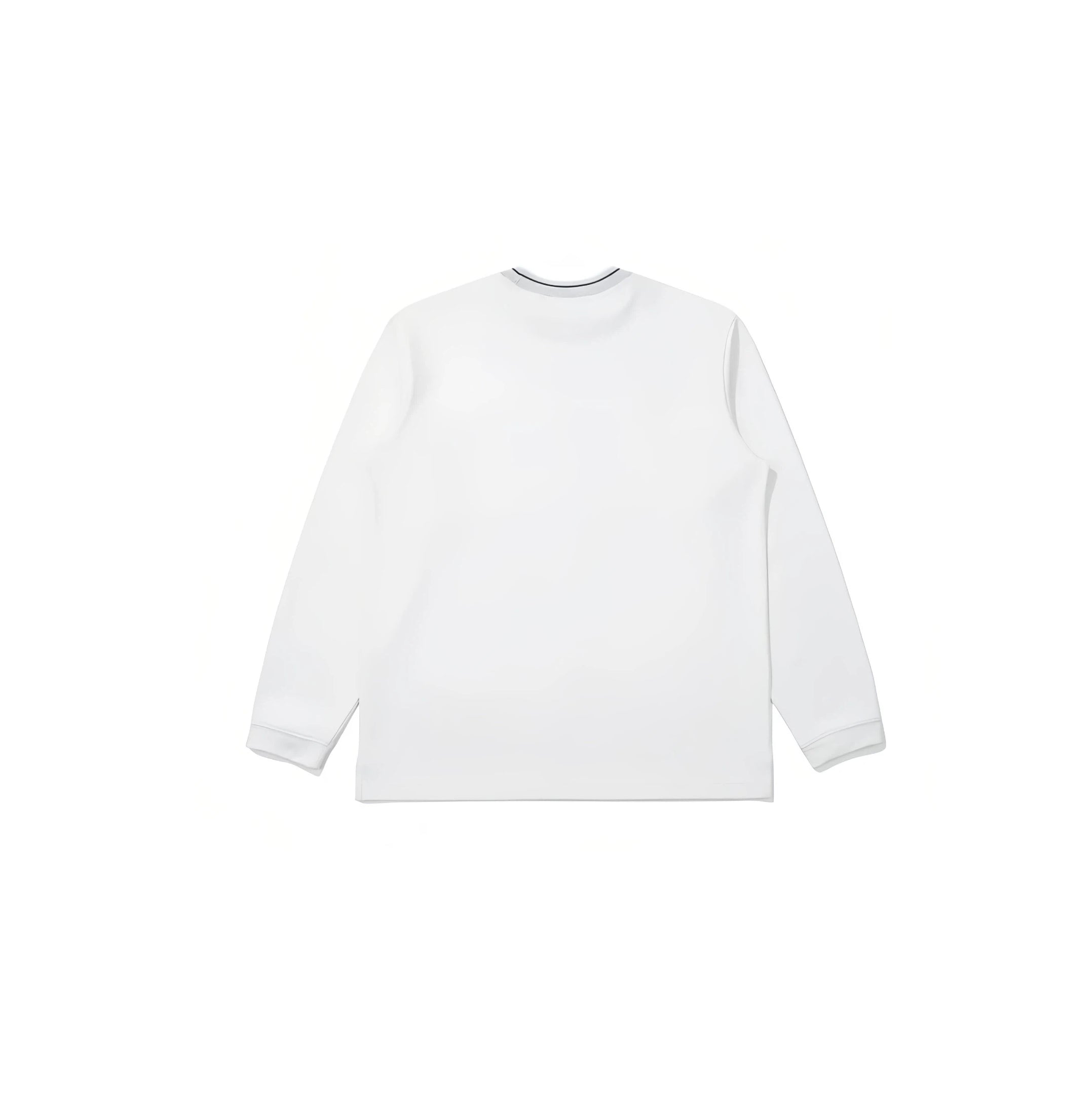 Malbon men long sleeve polo side profile sport fit