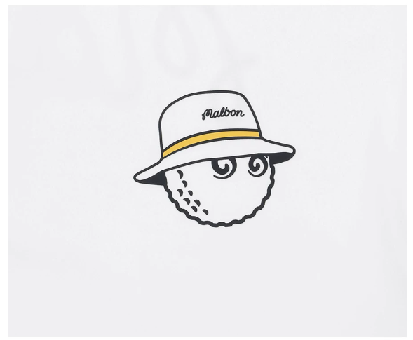 Malbon green golf polo back Malbon logo