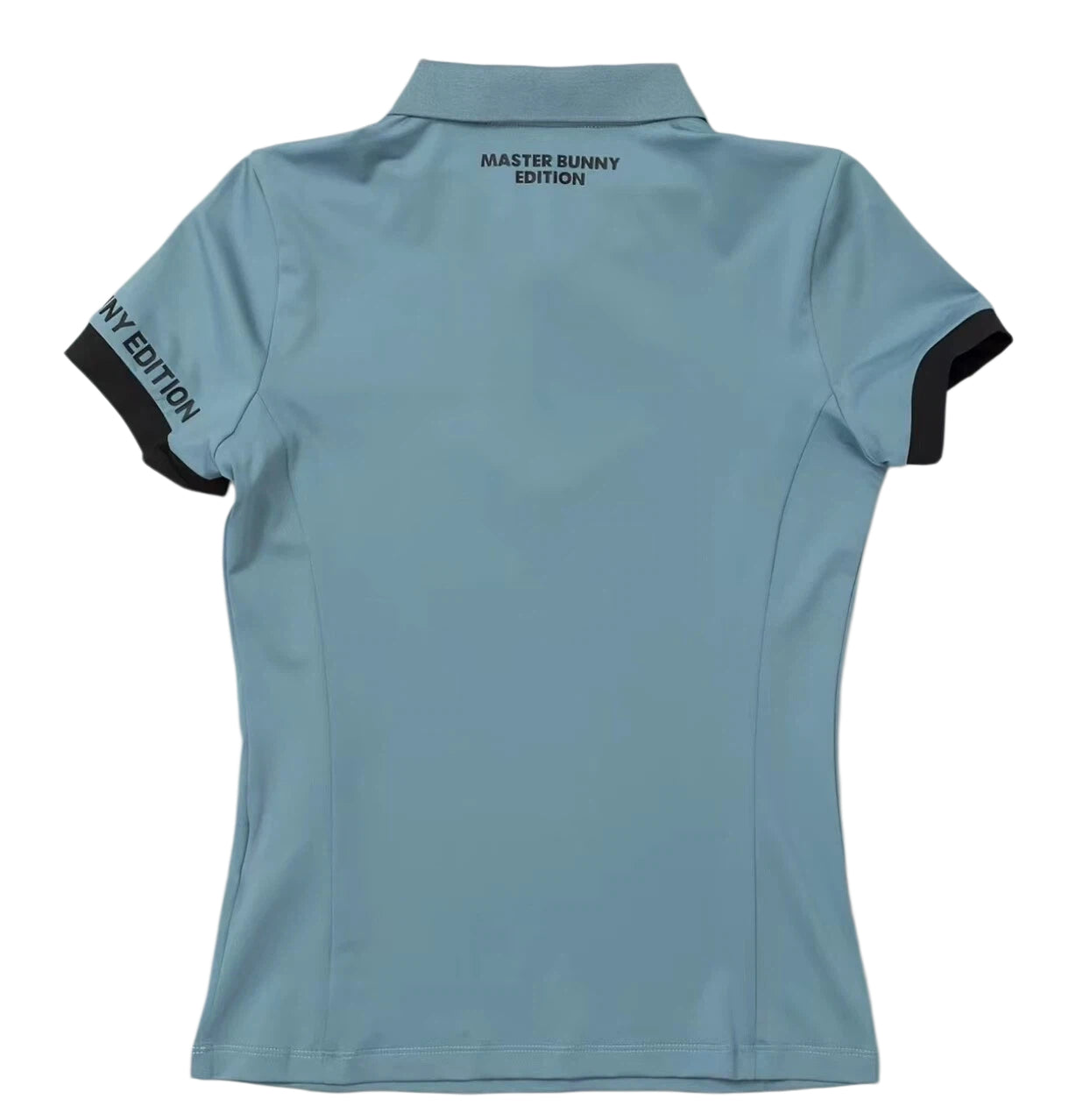 Women’s Summer Quick-Dry Zip Slim Golf Shirt in Blue - product view
