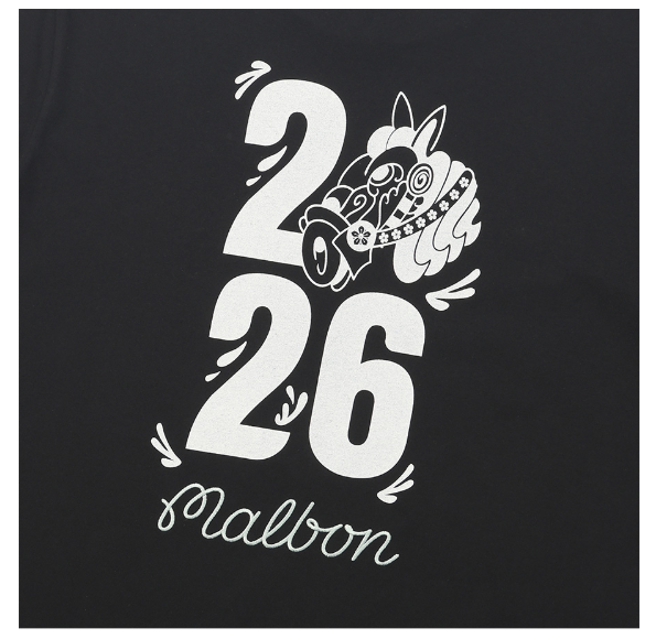 Malbon Golf Unisex Solid Logo Graphic T-Shirt