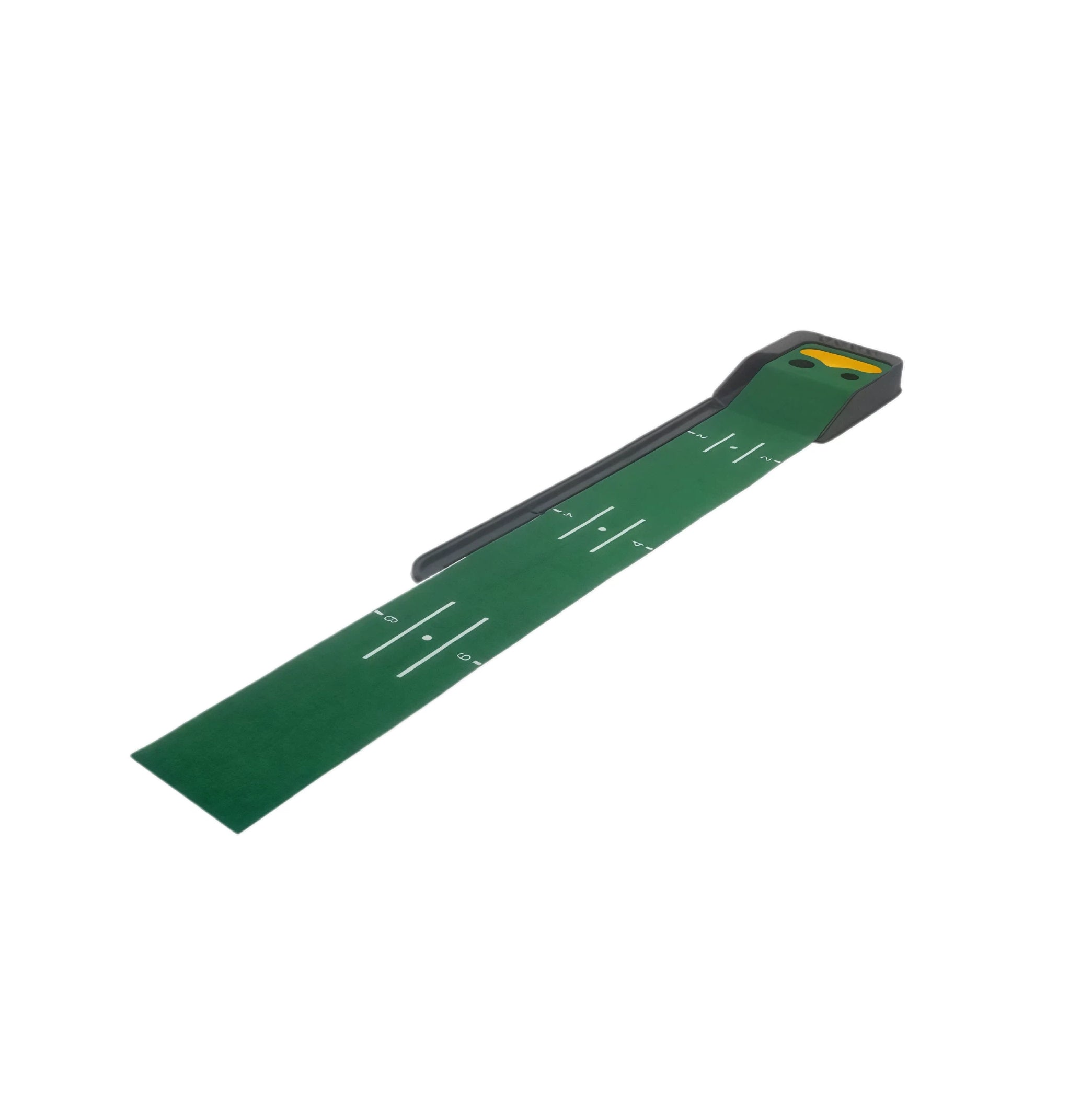 HOW TRUE putting mat dual-target hole detail standard and precision sizes