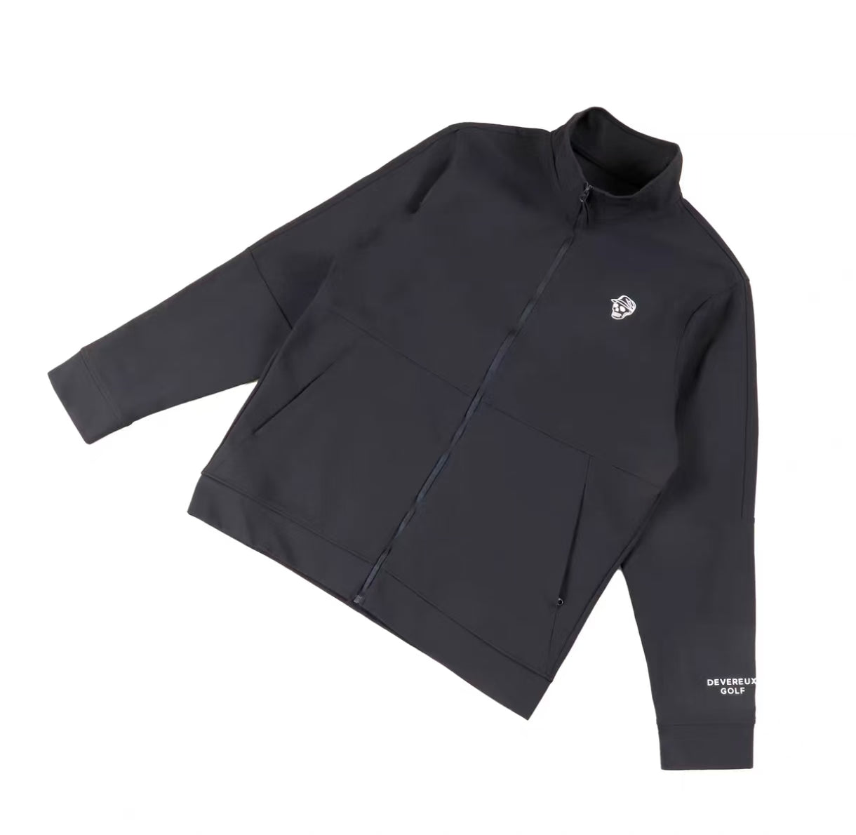Devereux Golf Fleece-Lined Full-Zip Loose Windbreaker Jacket