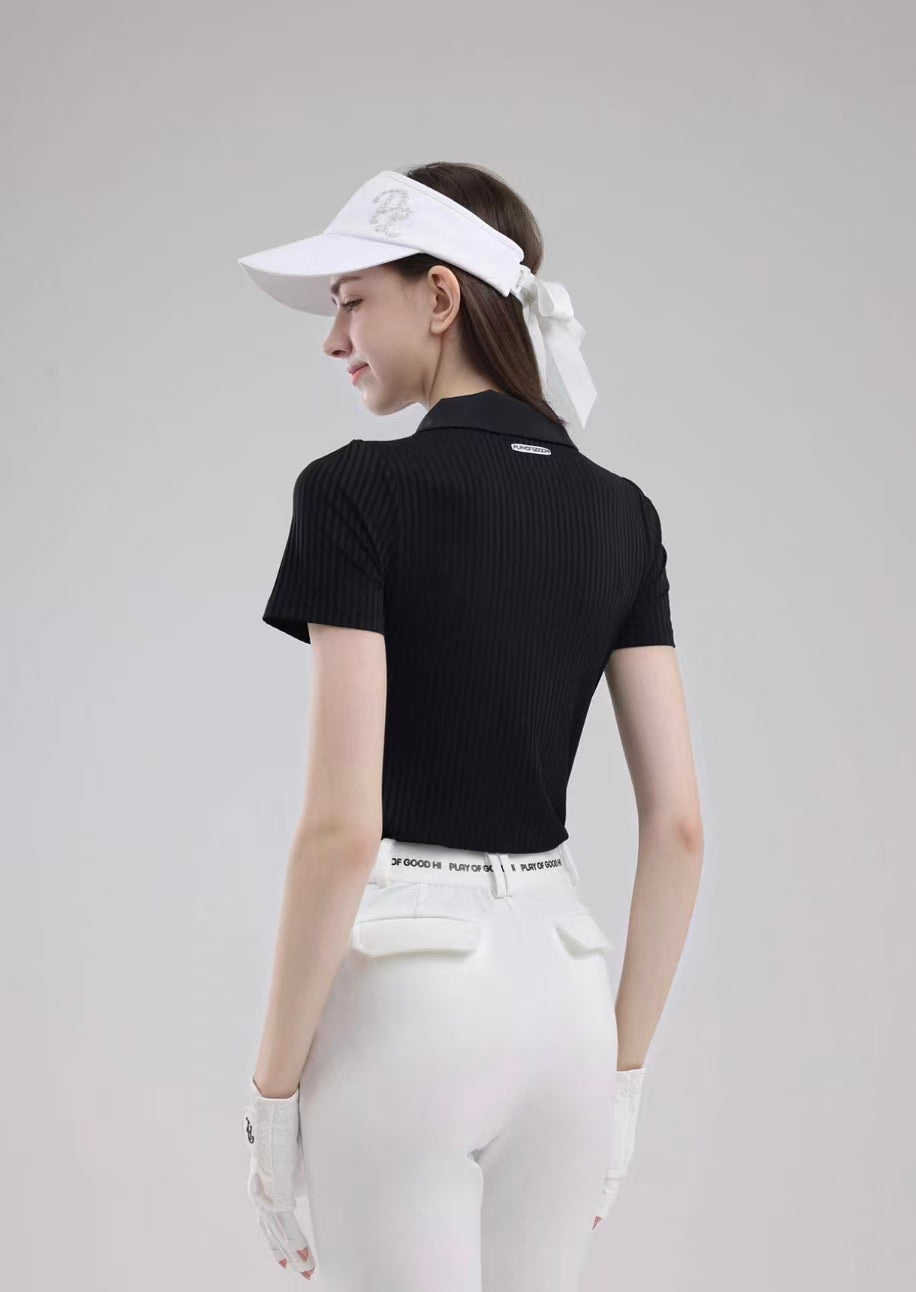 Women’s Summer Quick-Dry Breathable Golf Pants Shirt Set
