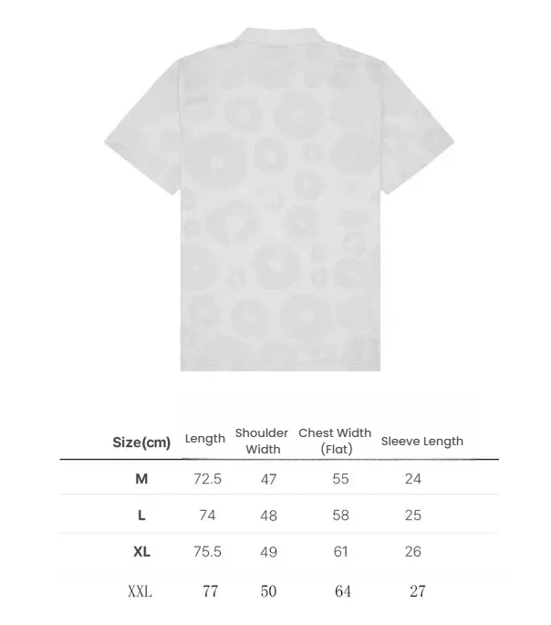 Malbon Men Golf Polo Shirt Logo Collar Tee 2026 Beige size chart