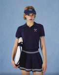 NowRose Women’s Cooling Lyocell Tencel Polo Top & Skirt Set