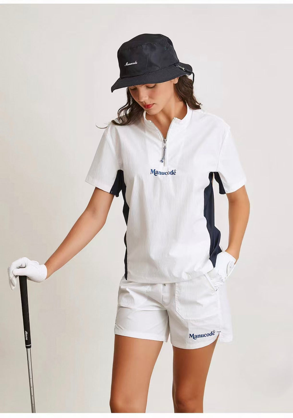 Manucode Women’s Autumn Water-Resistant Graphic Zip Golf Set