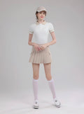 Women’s Summer Quick-Dry Golf Tennis Shirt Skirt Set