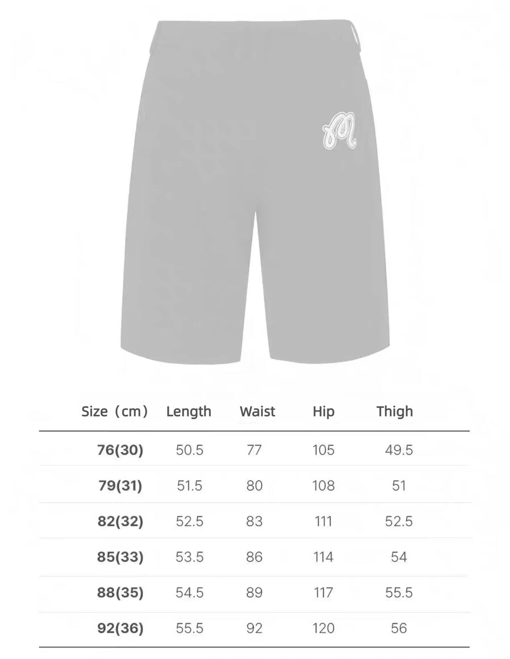 Malbon Studio Seoul Seersucker Setup Shorts Beige size chart