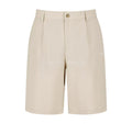 Malbon Studio Seoul Seersucker Setup Shorts Beige seersucker golf shorts front view