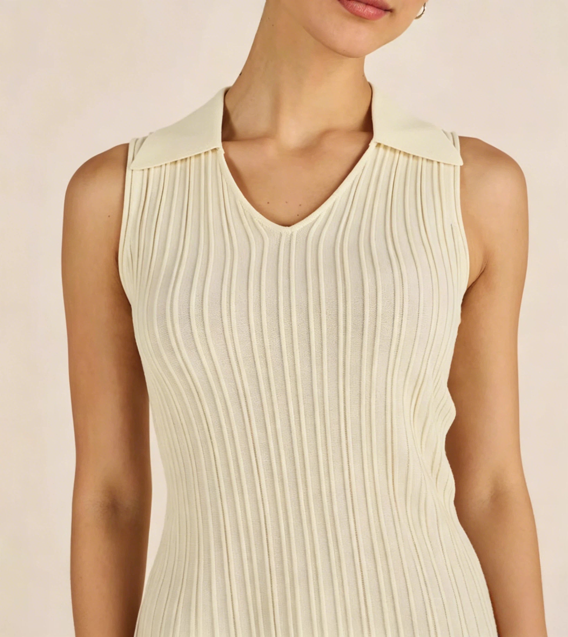 Malbon Selena Golf Dress Beige golf dress detail view