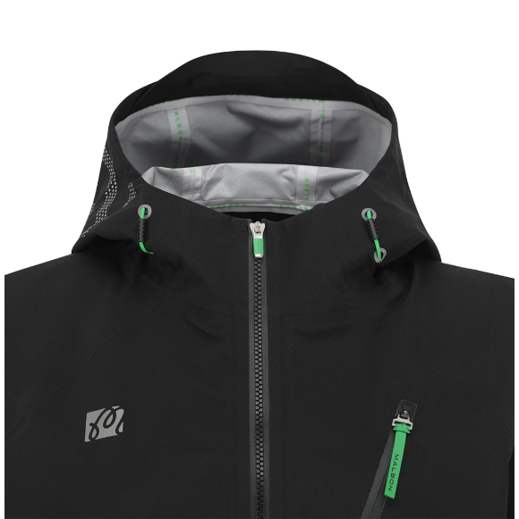 Malbon Studio Seoul 3-Layer Tech Women's Jacket Black golf jacket front view