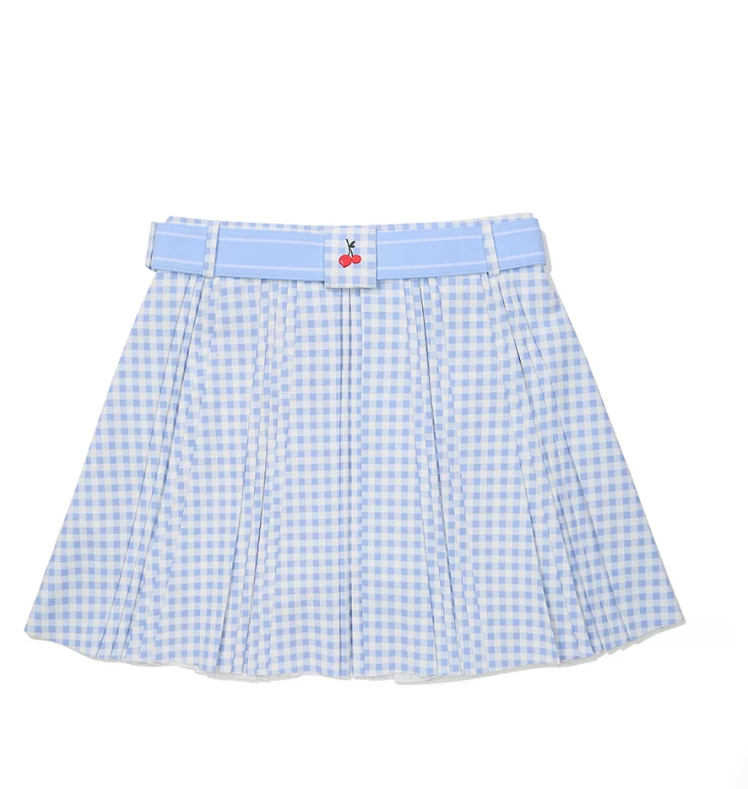 Malbon HVN Joelle Skirt Blue golf skirt front view