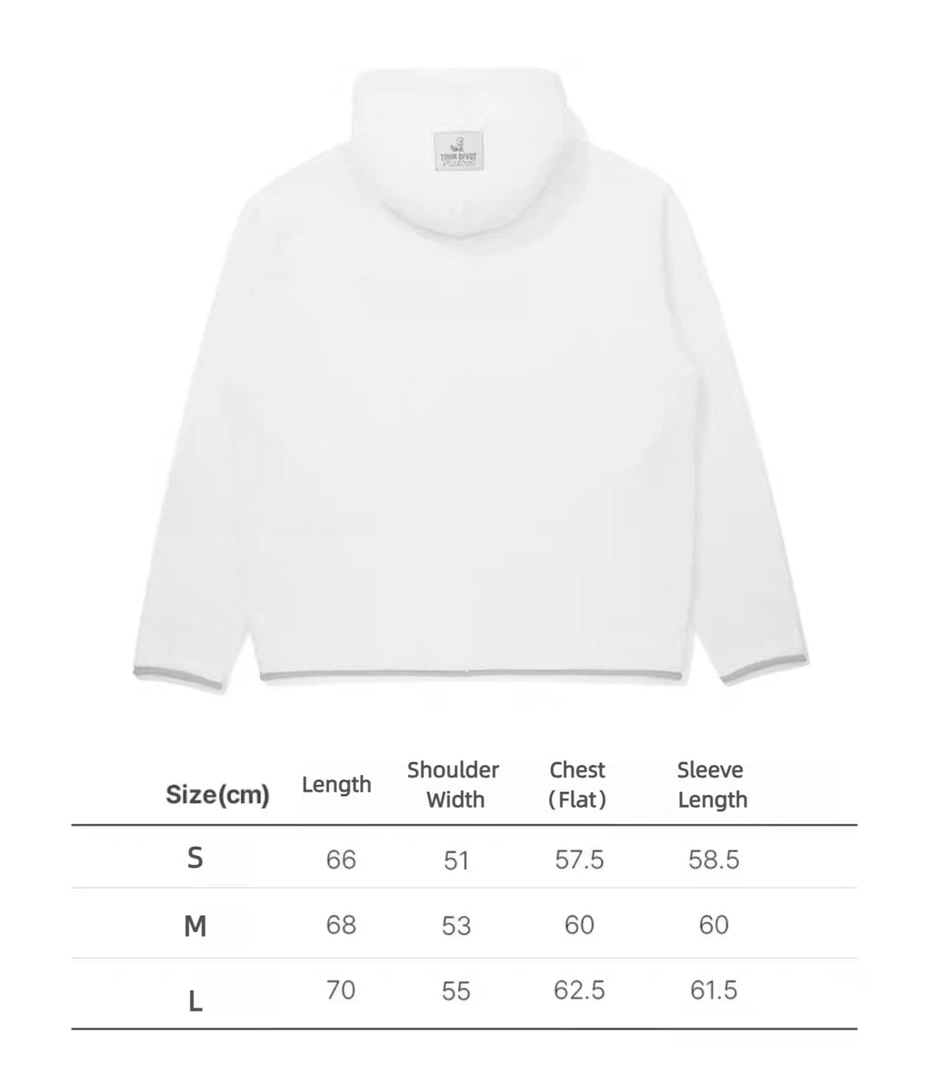 Malbon Studio Seoul Tour Divot Hoodie Khaki size chart