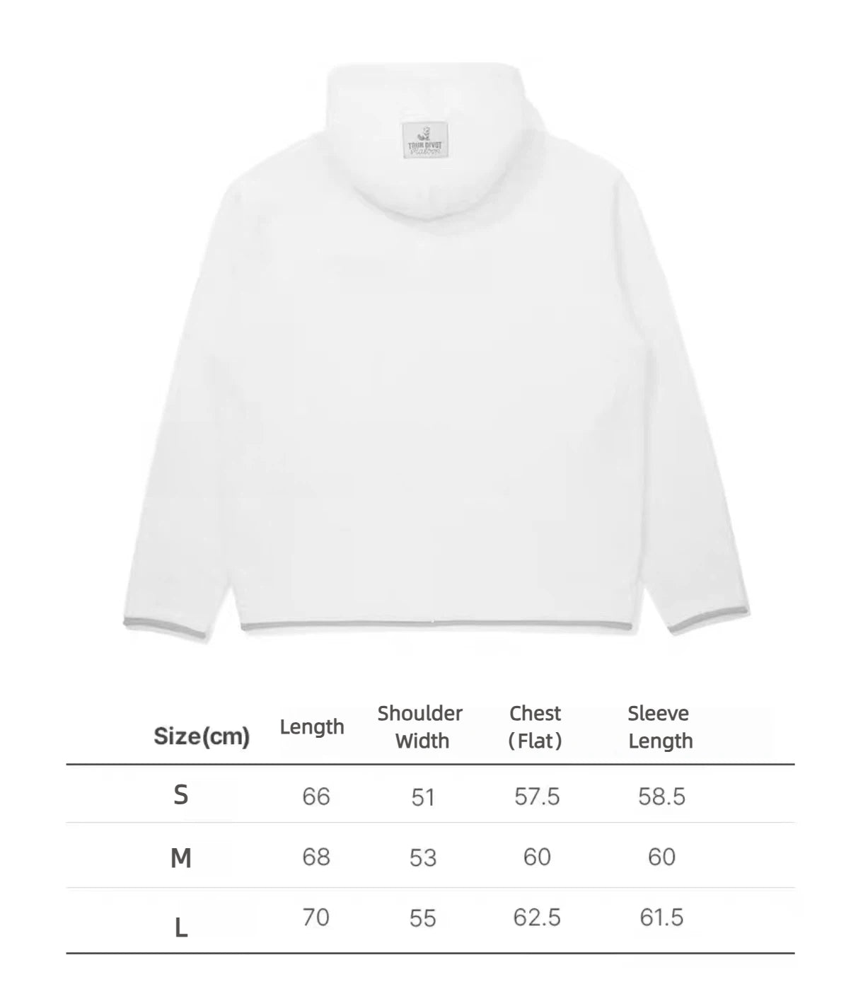 Malbon Studio Seoul Tour Divot Hoodie Khaki size chart
