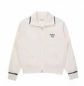 Malbon Preserve Buckets Knit Windbreaker White golf apparel front view