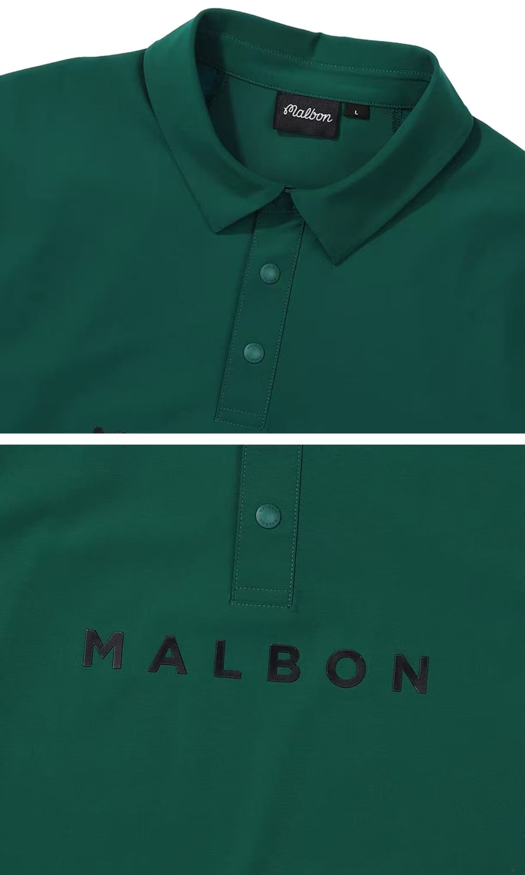 Malbon Golf Men’s Breathable Moisture-Wicking Polo Shirt