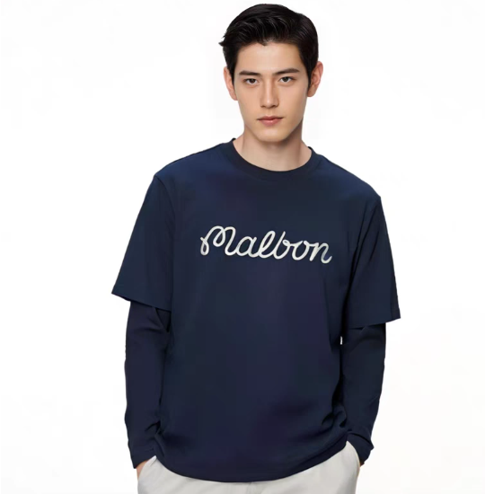 Malbon Golf Men’s Layered Athletic Base Layer Shirt