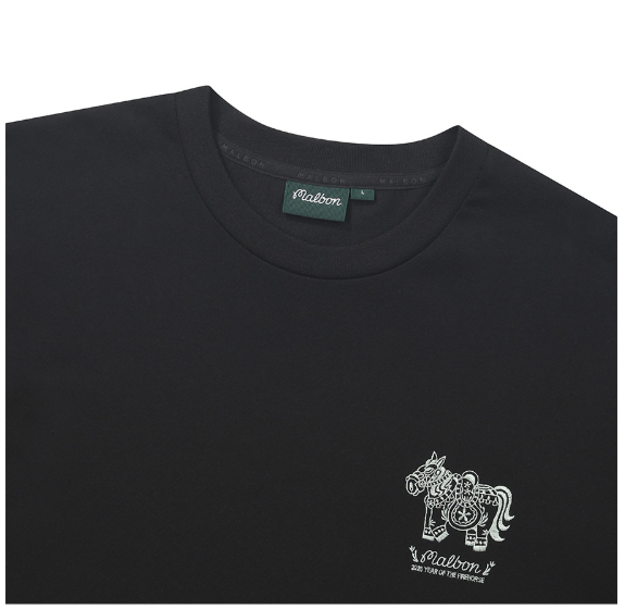 Malbon Golf Unisex Solid Logo Graphic T-Shirt