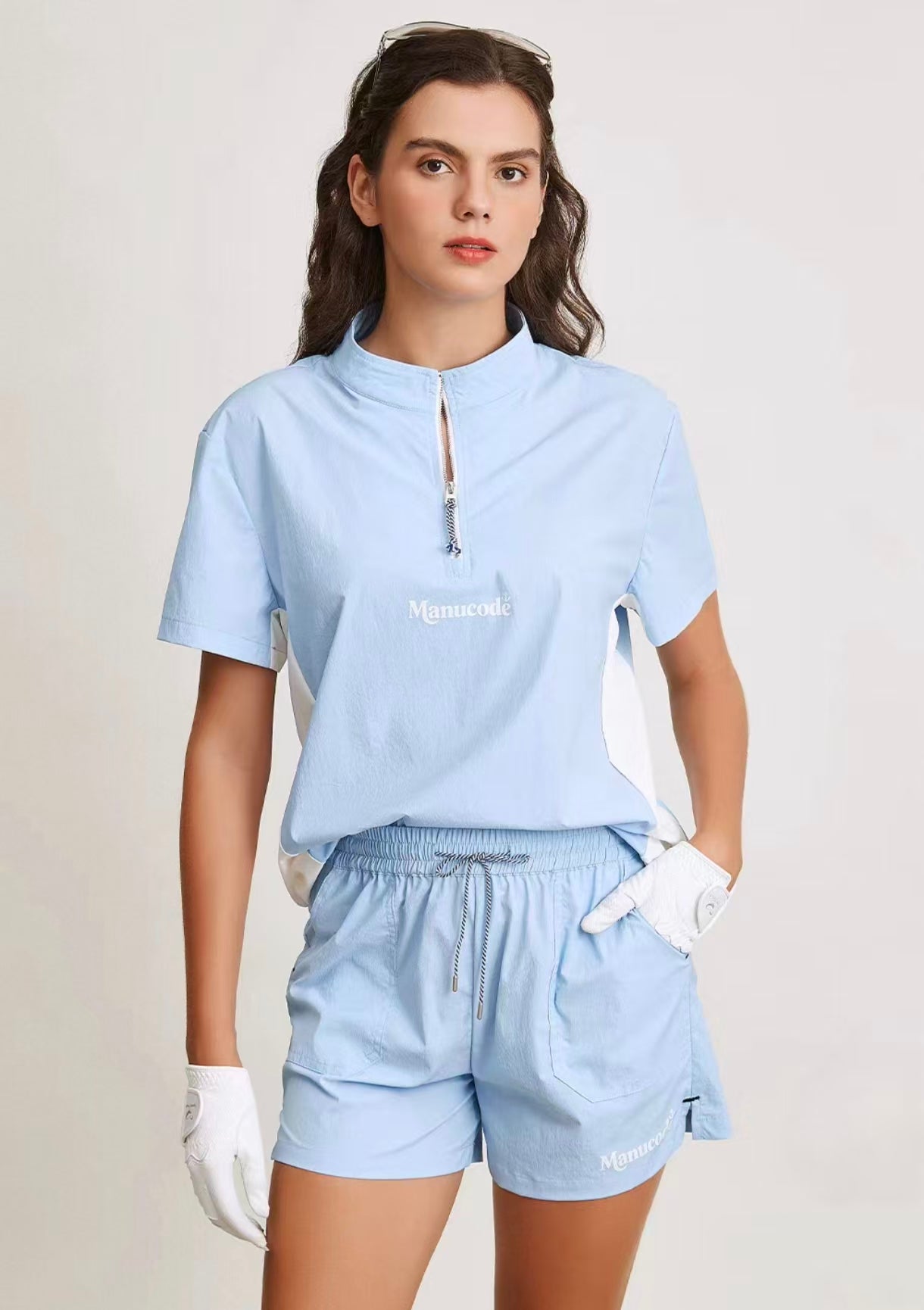 Manucode Women’s Autumn Water-Resistant Graphic Zip Golf Set