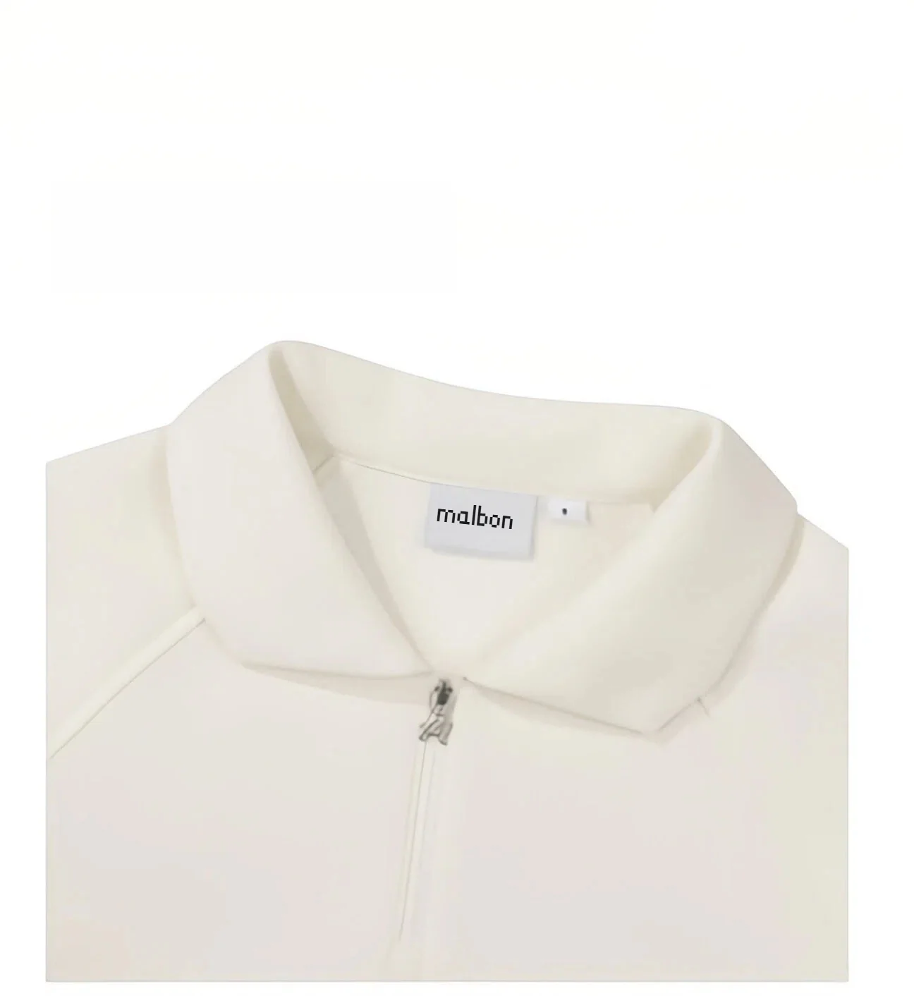 Malbon Women Golf Half Zip Sweatshirt Stand Collar Jacket 2025 women's half zip golf sweatshirt collar and logo detail