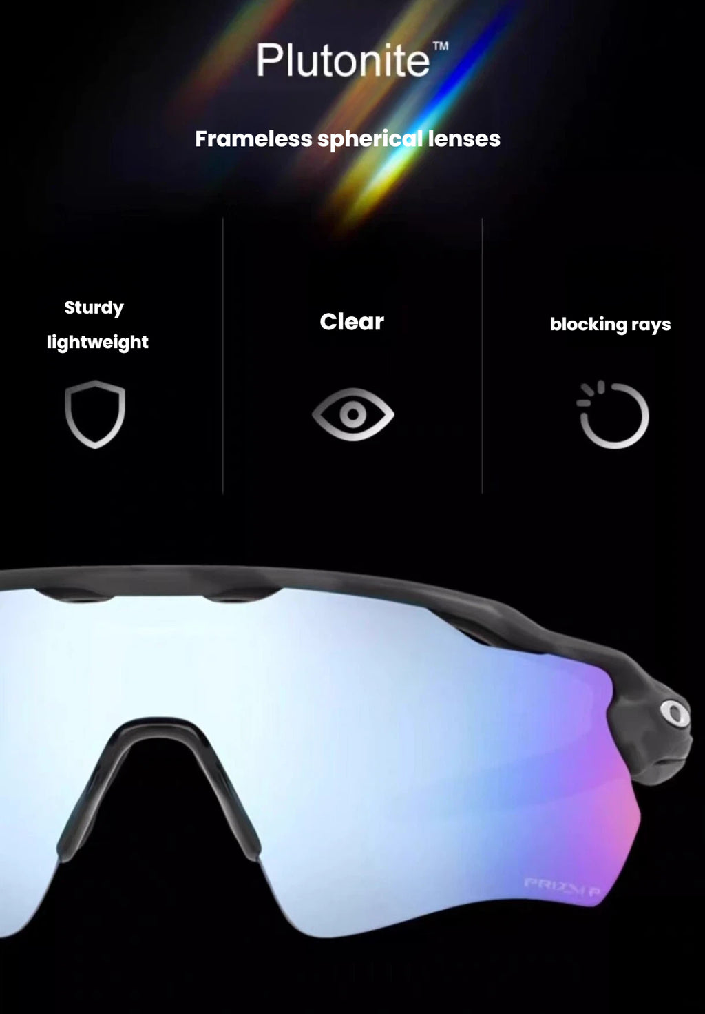 Oakley Radar EV Path Sunglasses - Matte Black w/ Prizm Black Polarised