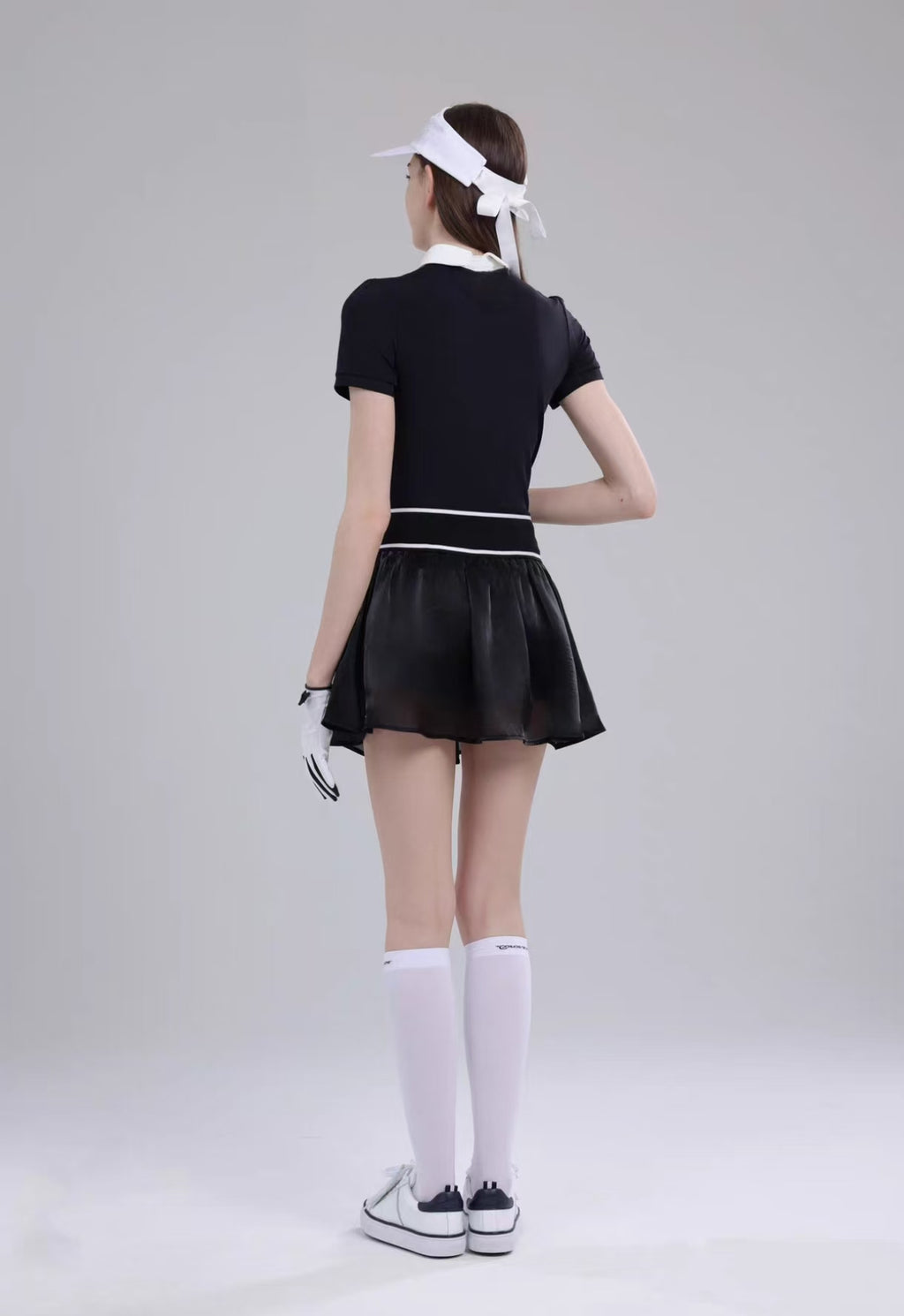 Women’s Breathable Quick-Dry Golf Tennis Shirt Skirt Set