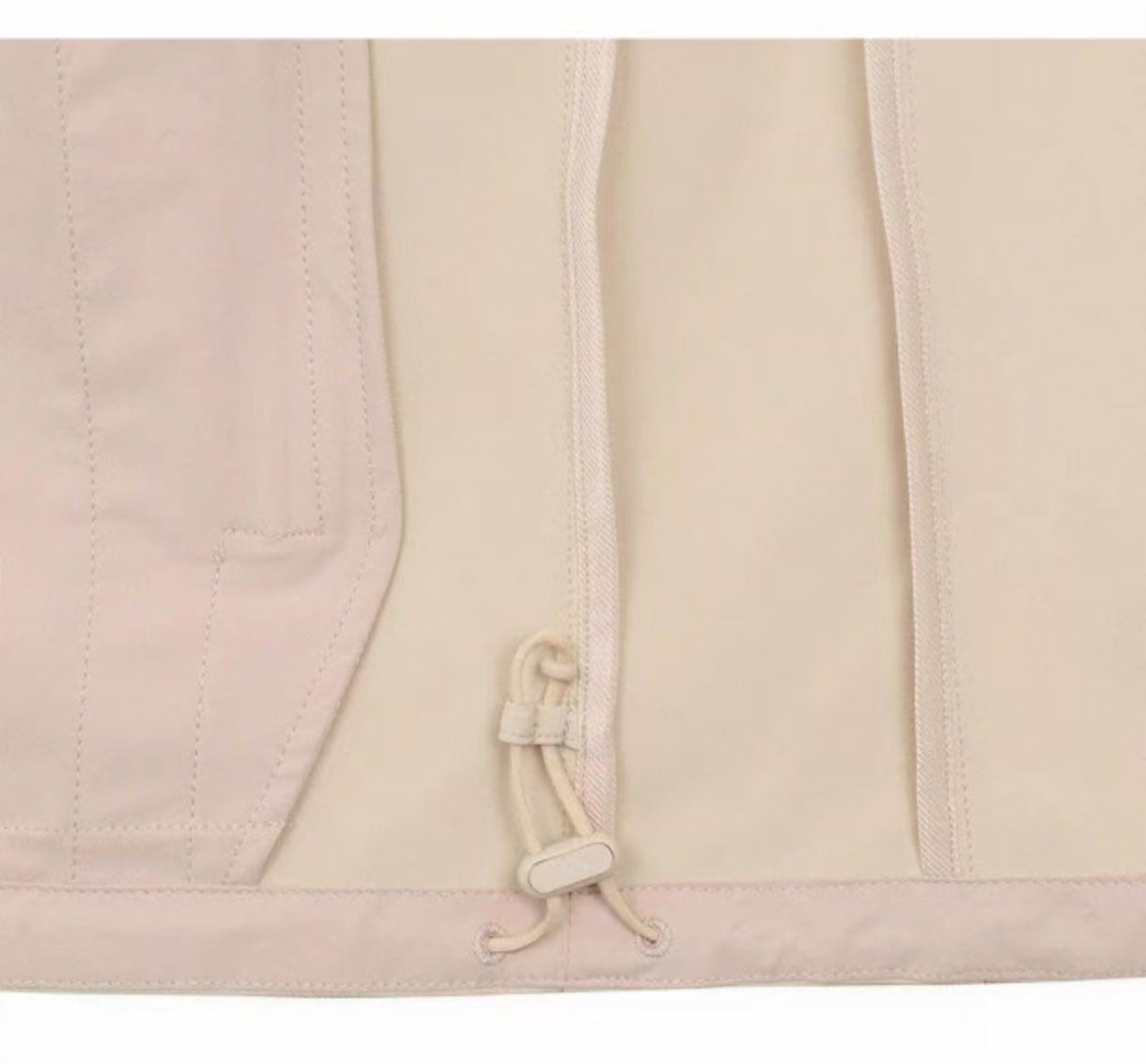 Malbon Golf Women’s Quick-Dry Stand Collar Sports Top white hem and zip detail