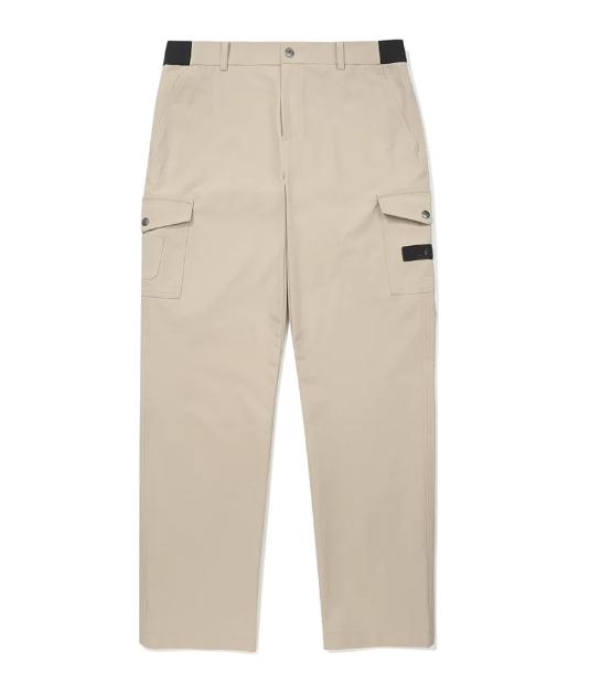 Malbon Studio Seoul Cargo Pant Beige golf cargo pant front view