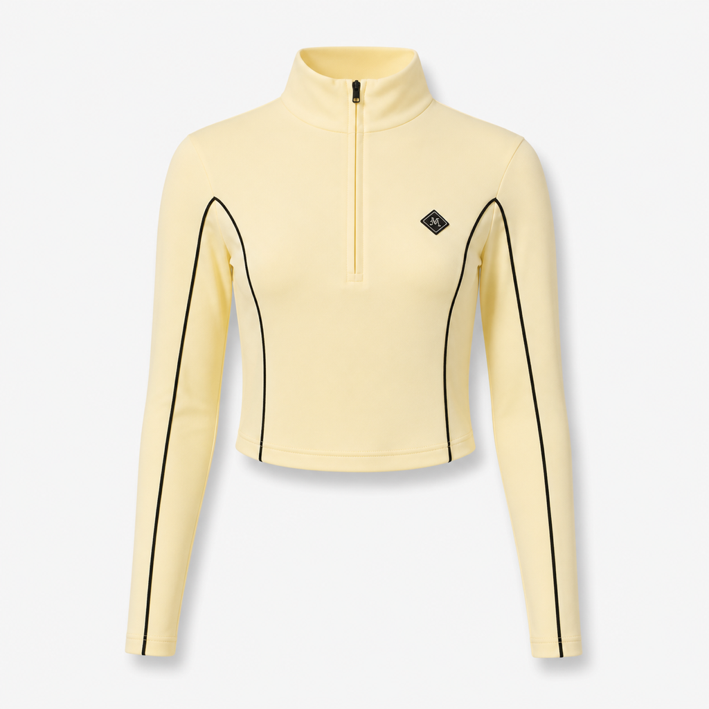 Malbon Camila Mid Layer Light Yellow front view