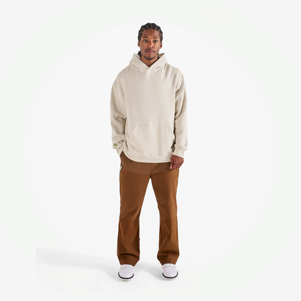 Malbon Malbon Fesque Foraging Hoodie cream model image 4