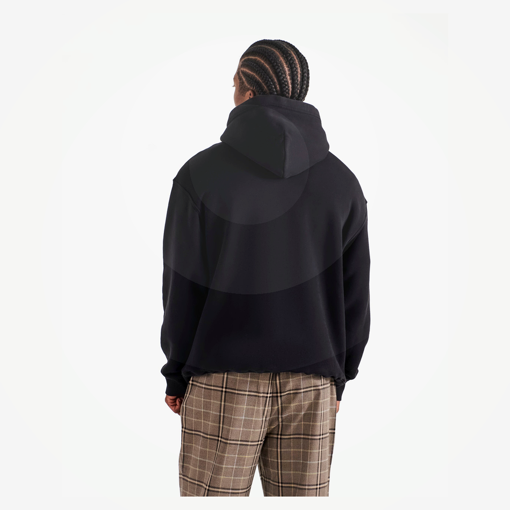 Malbon Malbon Fesque Lowlands Hoodie black model image 4