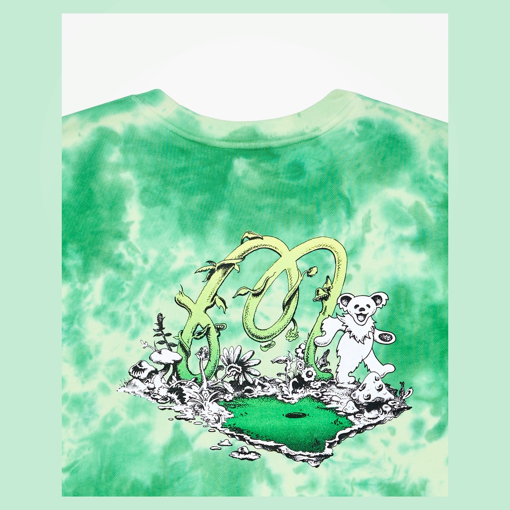 Malbon Malbon Grateful Dead Range Sweatshirt green model image 4