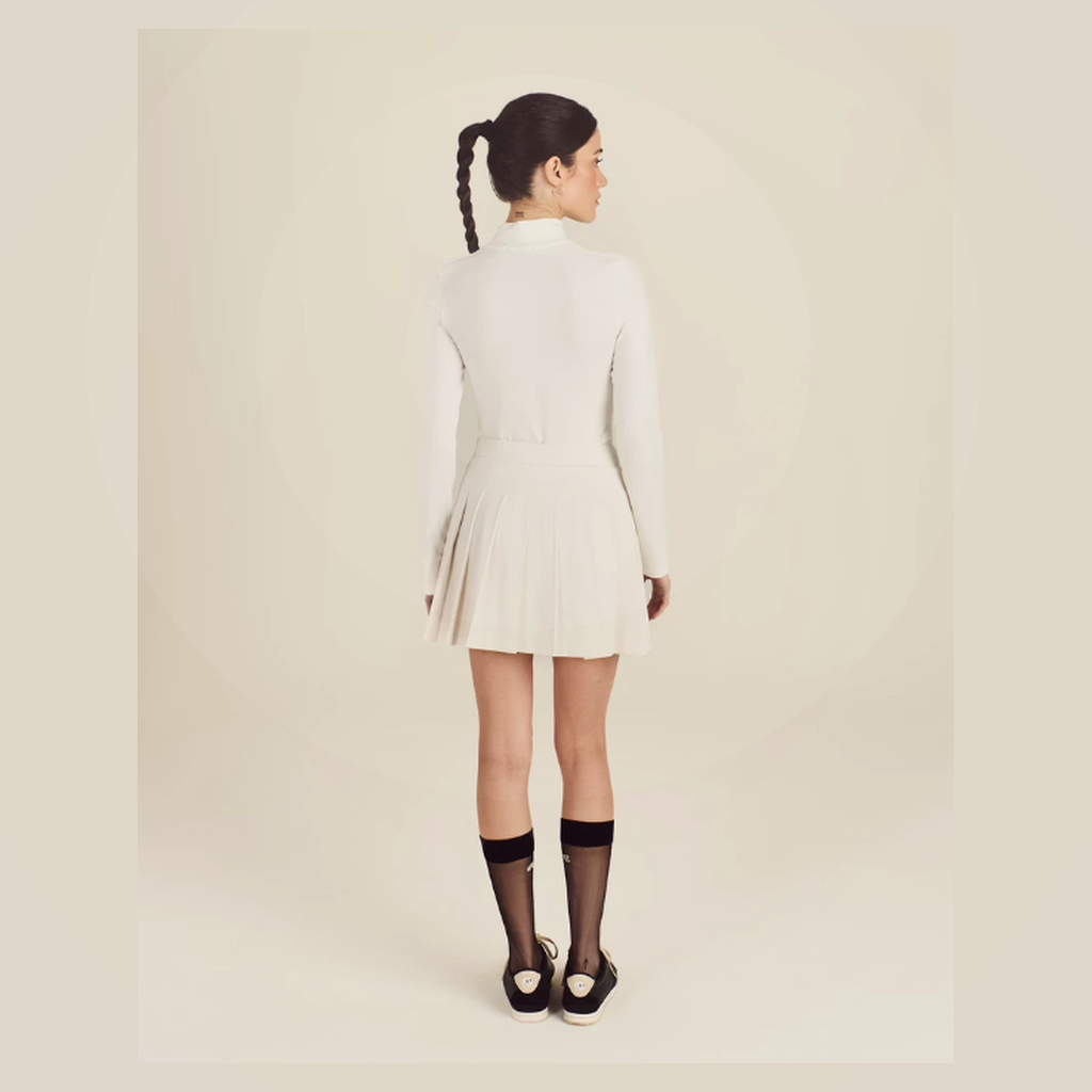 Malbon Malbon Rally Mockneck white model image 4