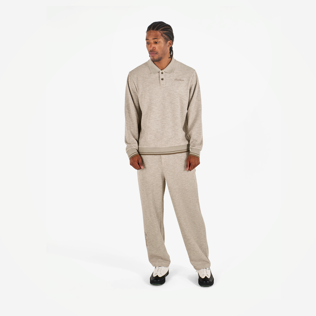Malbon Malbon Studio Seoul Polo Sweatshirt beige model image 3